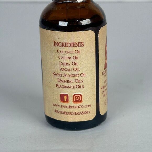 Fable Beard Company The Scribe Beard Oil - Coffee Scented - Picture 4 of 6